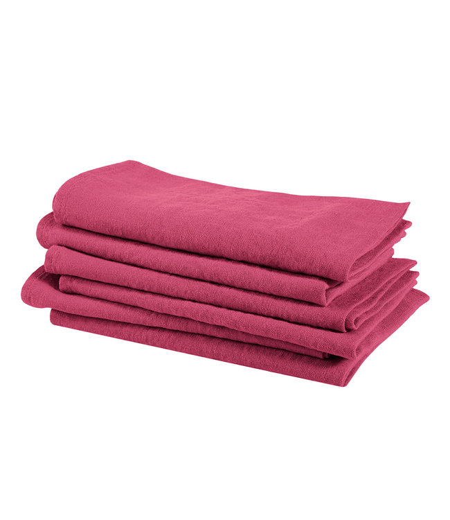 Napkin linen - tyrian pink