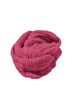 Linge Particulier Heavy scarf - tyrian pink