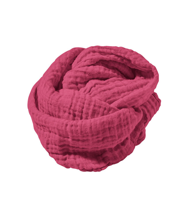 Linge Particulier Heavy scarf - tyrian pink