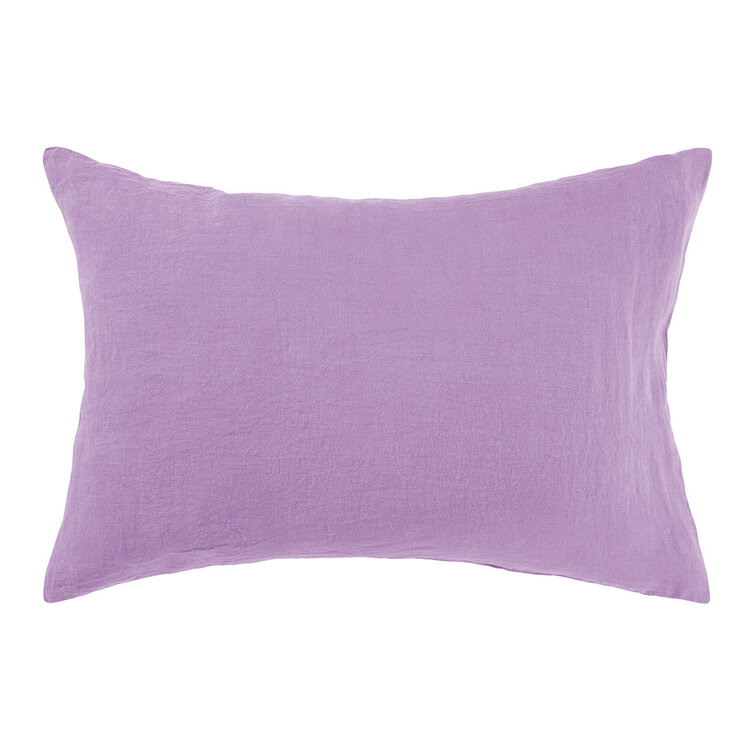 Linge Particulier Pillow case linen - lilac