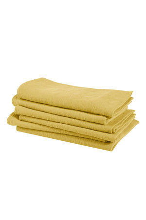 Linge Particulier Napkin linen - ochre