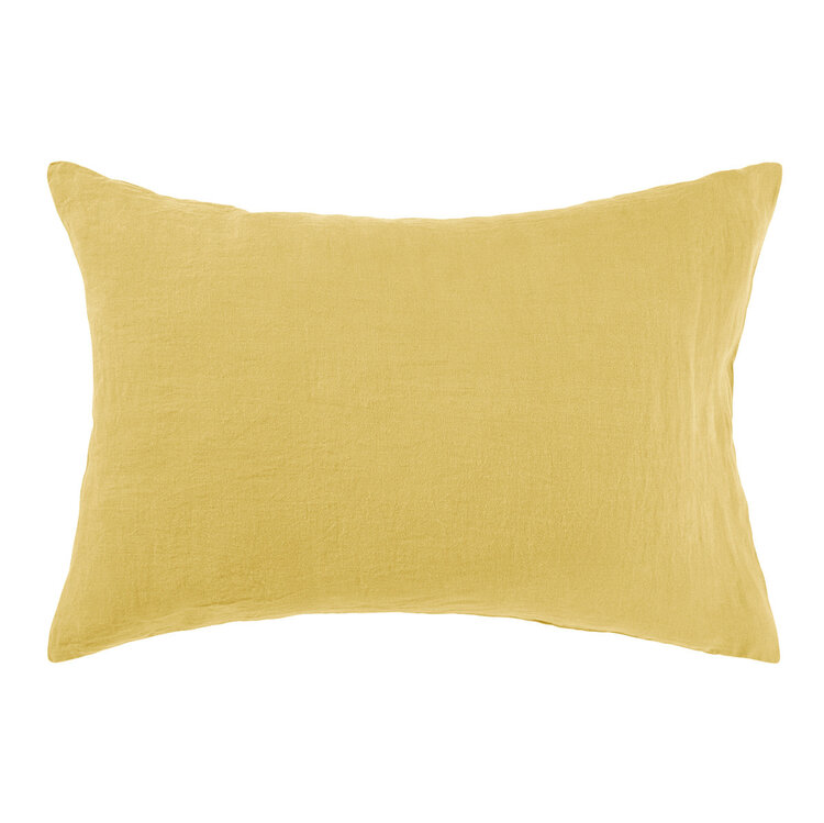 Linge Particulier Pillow case linen - ocre