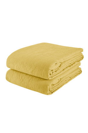 Linge Particulier Tablecloth linen - ochre