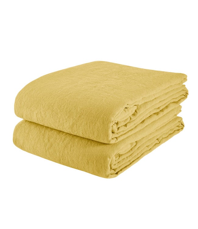 Linge Particulier Tablecloth linen - ochre