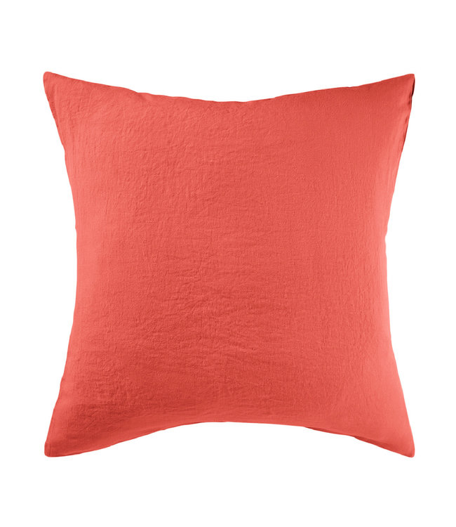 Pillow case linen - terracotta