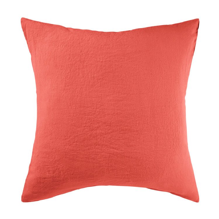 Linge Particulier Pillow case linen - terracotta