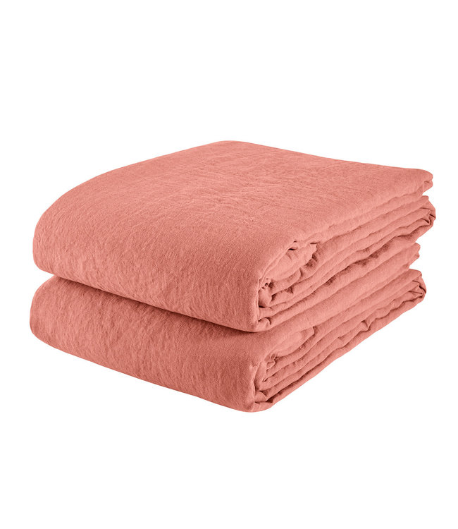 Tablecloth linen - peach