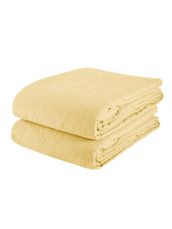 Linge Particulier Laken linnen - straw