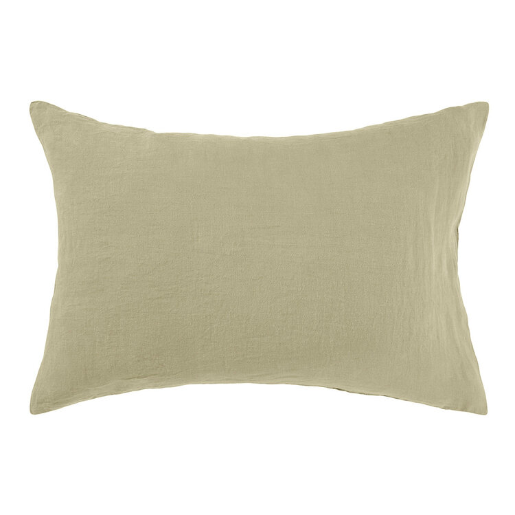 Linge Particulier Pillow case linen - fennel