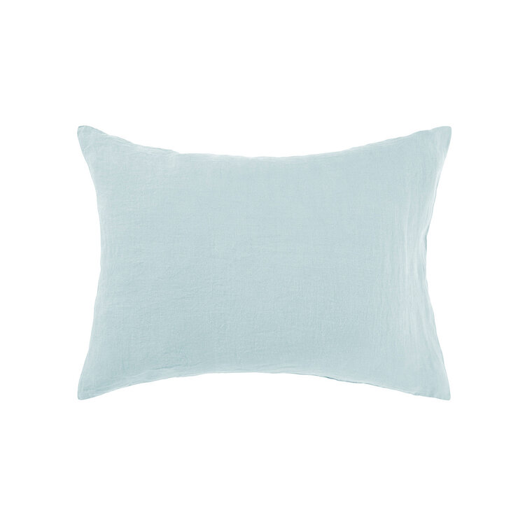 Linge Particulier Pillow case linen - pale blue