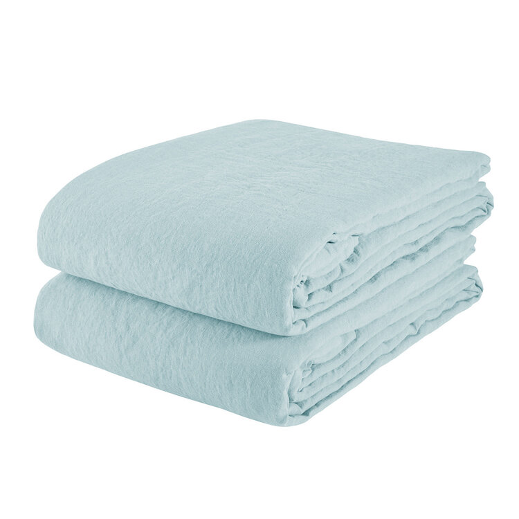 Linge Particulier Laken linnen - pale blue