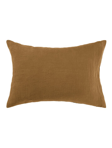 Linge Particulier Kussensloop linnen - mustard