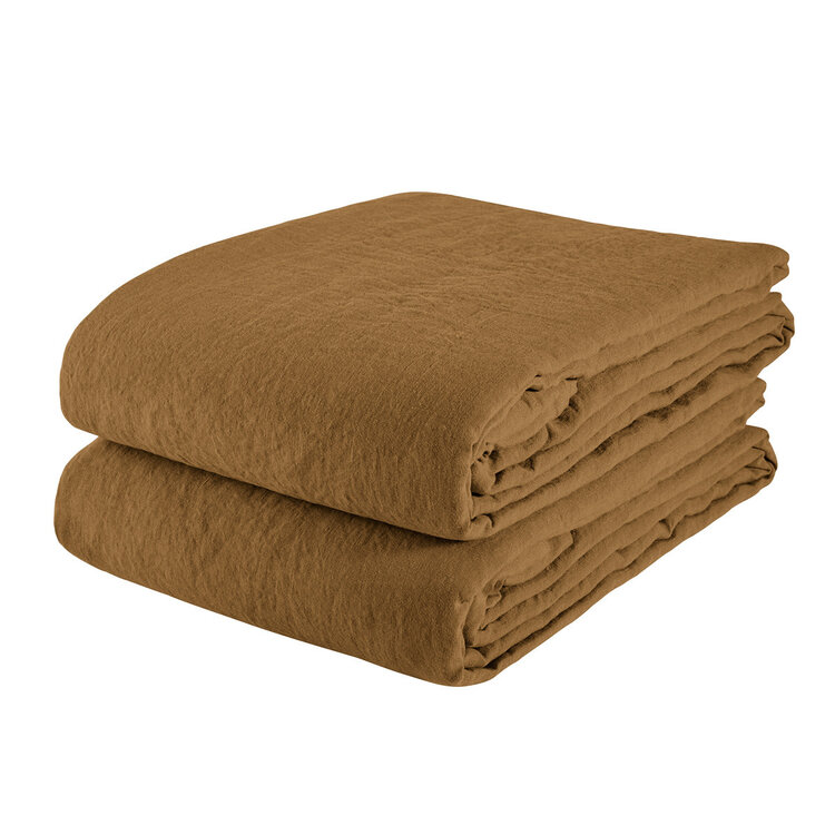 Linge Particulier Tablecloth linen - mustard