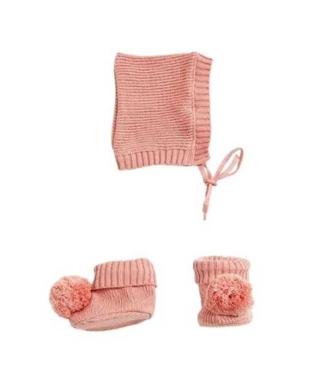 Dinkum doll knit set - bloom