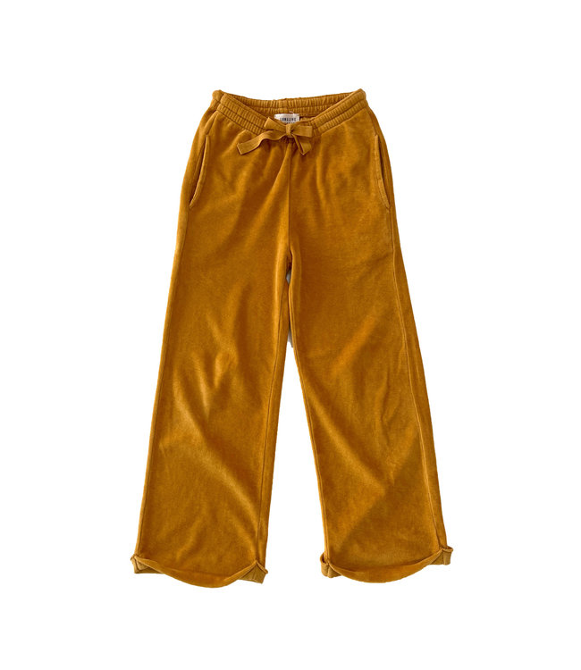 Long Live The Queen Straight sweatpants - warm mustard