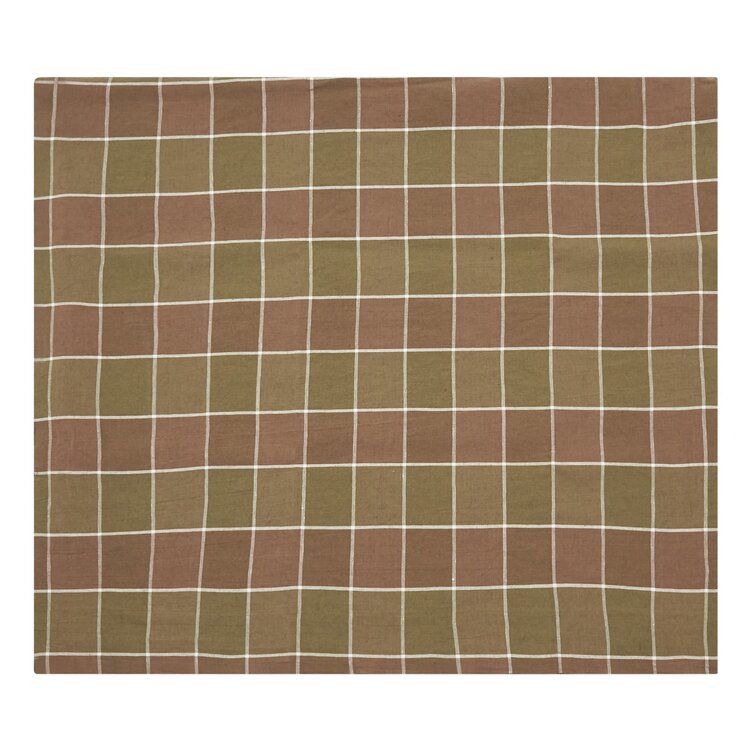 Maison de Vacances Tablecloth bourdon, canvas mimi nara - kaki/bourdon noir