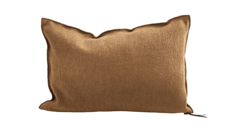 Maison de Vacances Kussen vice versa, toile tuftée upcyclée - rusty