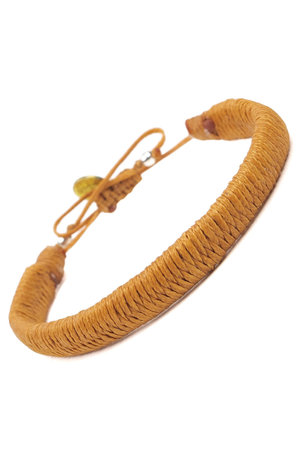 Guanabana Bracelet Earth - mustard