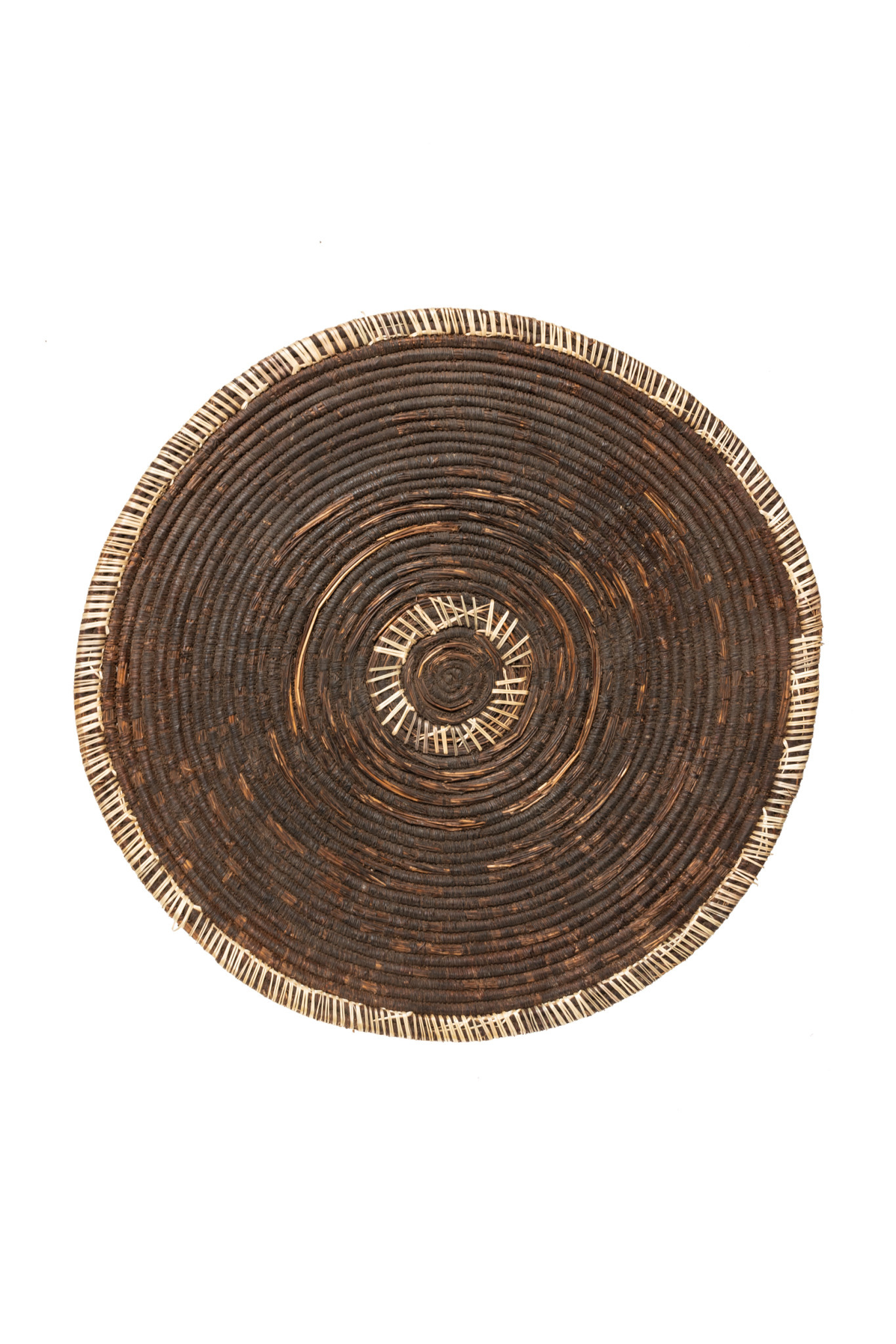 Vintage raffia injera basket Amara/Oromo 7 • Couleur Locale
