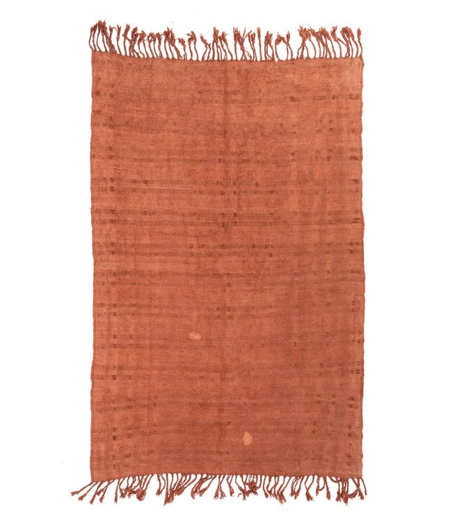 Vintage hemp rug, red #5 - Turkey - 250 x 166cm