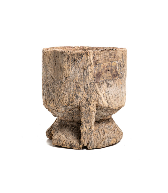 Old wooden mortar Peul #24 - Niger
