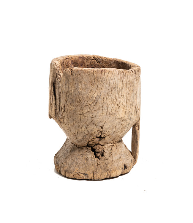 Oude houten vijzel Peul #28 - Niger