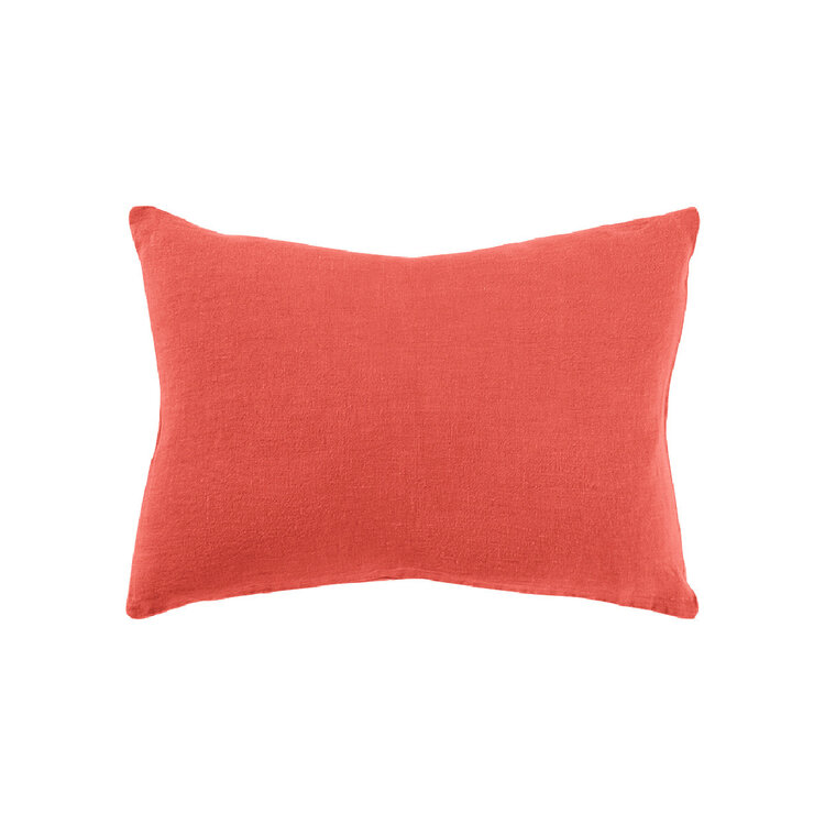 Linge Particulier Pillow case linen - terracotta