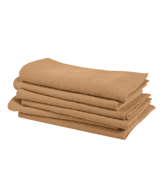 Linge Particulier Napkin linen - hazelnut