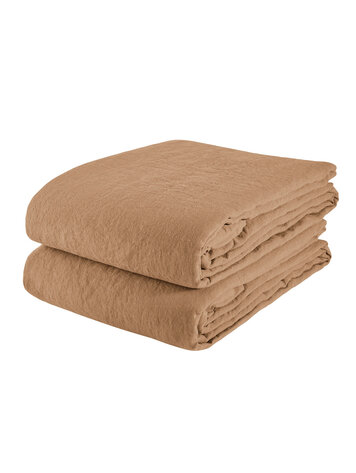 Linge Particulier Tablecloth linen - camel