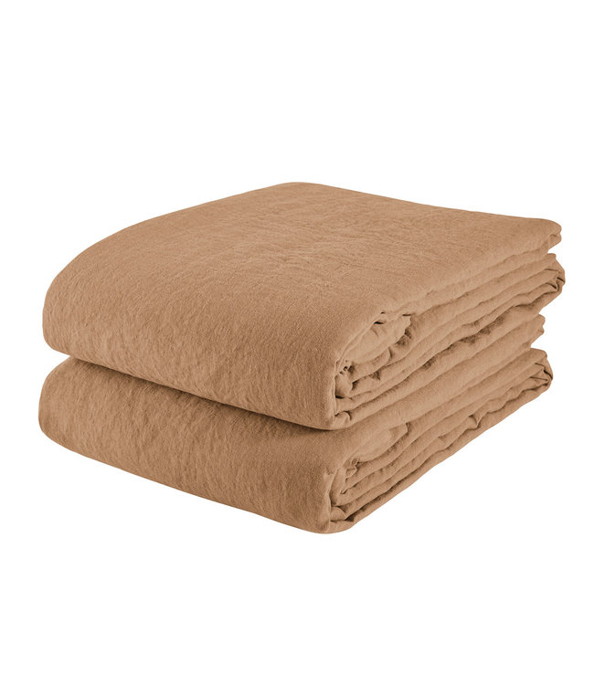 Linge Particulier Tablecloth linen - camel