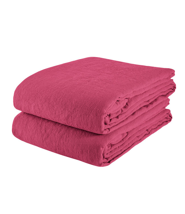 Tablecloth linen - tyrian pink