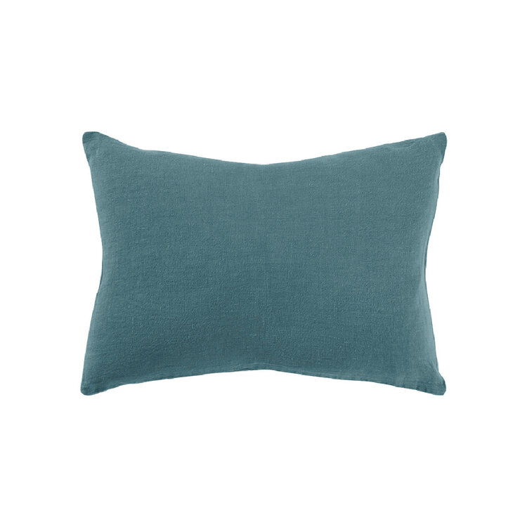 Linge Particulier Pillow case linen - ocean blue