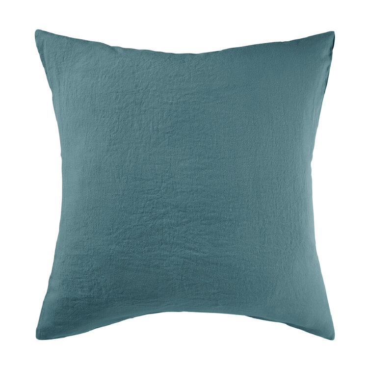 Linge Particulier Pillow case linen - ocean blue