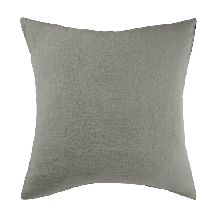 Linge Particulier Pillow case linen - light kaki
