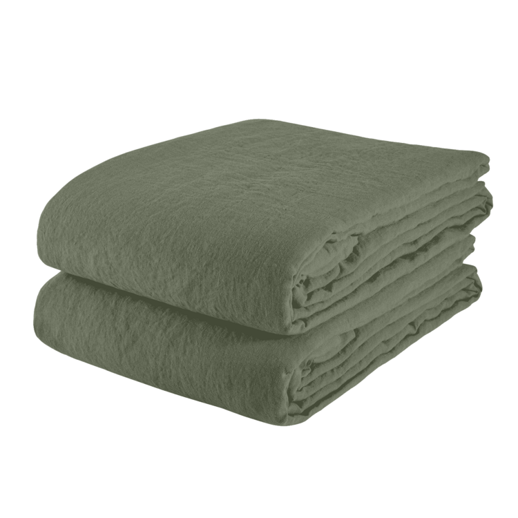 Linge Particulier Duvet cover linen - jade