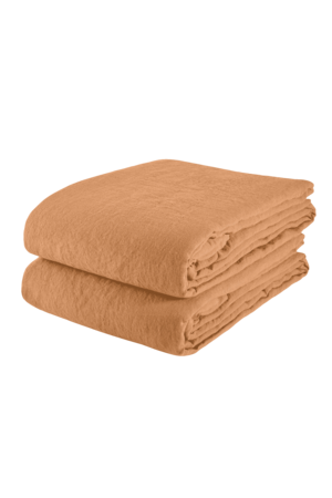 Linge Particulier Tablecloth linen - hazelnut