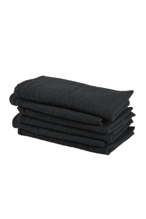 Linge Particulier Napkin linen - black