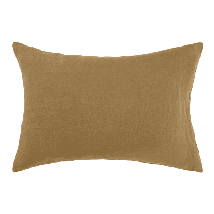 Linge Particulier Pillow case linen - curry