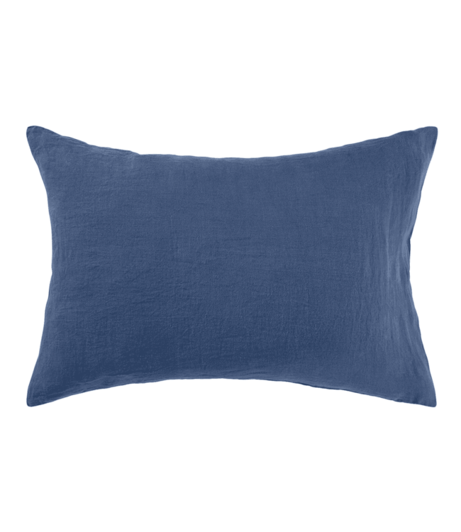 Linge Particulier Pillow case linen - atlantic blue