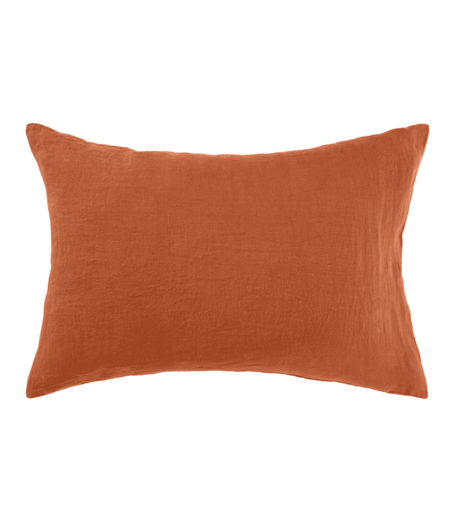 Pillow case linen - sienna