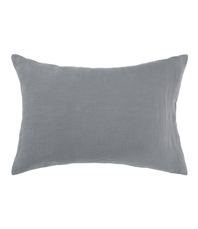 Linge Particulier Pillow case linen - blue grey