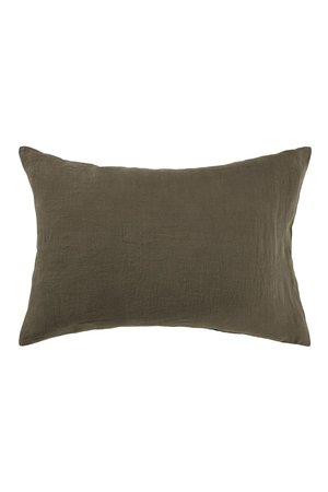 Linge Particulier Pillow case linen - kaki