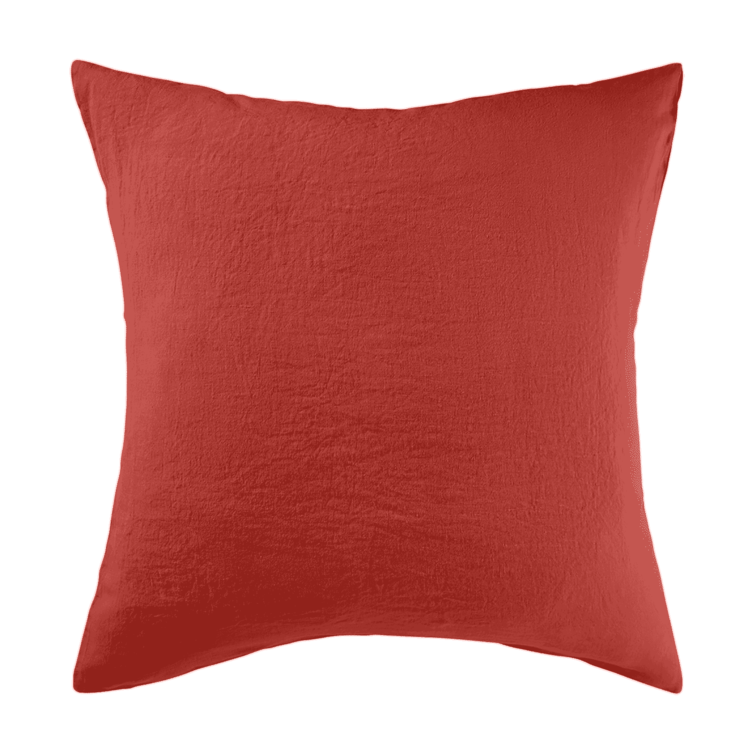 Linge Particulier Pillow case linen - carmine red