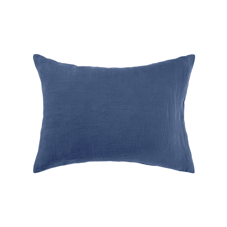 Linge Particulier Pillow case linen - atlantic blue