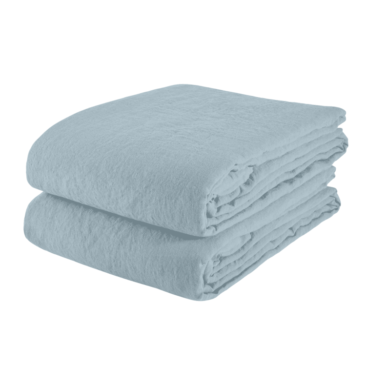 Linge Particulier Duvet cover linen - scandinavian blue