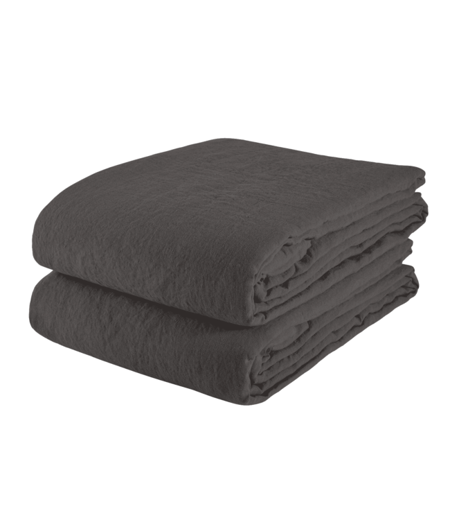 Duvet cover linen - storm grey