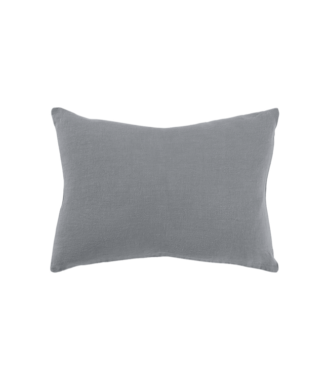 Pillow case linen - blue grey