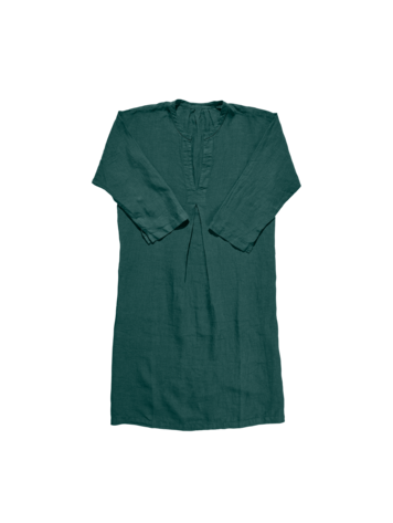 Linge Particulier Linen Caftan - Vintage Green