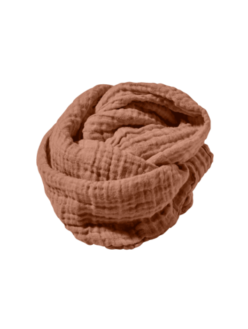 Linge Particulier Linnen sjaal - moka