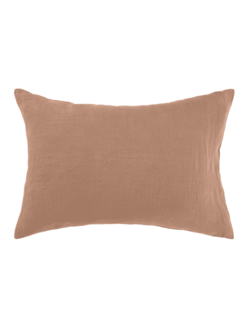 Linge Particulier Pillow case linen - moka
